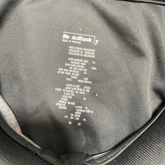 NordicTrack Dri Wicking Short Sleeve Gray & Red Striped Polo Shirt - Size XXL - Picture 4 of 5